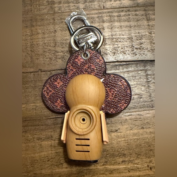 Floral LV Murakami Bag Charm, New - Picture 5 of 10